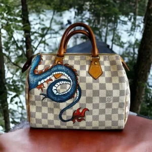 Kişiye Özel Deri Çanta & Aksesuar Boyama – Custom Art